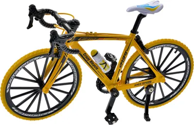 Produktbild von Clayre & Eef Dekoration Fahrrad 20x5x12 cm Gelb Metall