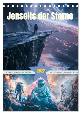 Produktbild von Jenseits der Sterne (Tischkalender 2027 DIN A5 hoch), CALVENDO Monatskalender