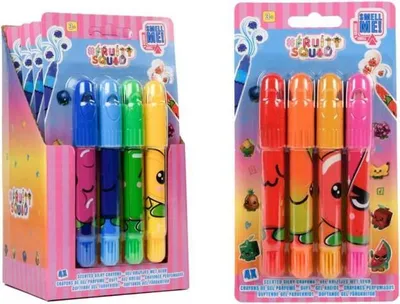 Imagen del producto de Ascella CANENCO FRUITYSQUAD. Set de 4 lápices de colores tipo pastel, modelo FS60373
