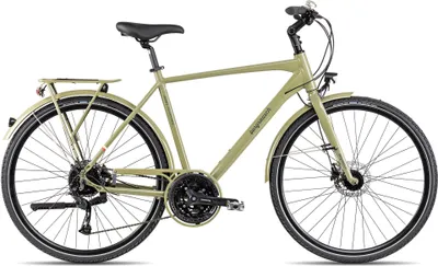 Produktbild von Bergrausch Hochkönig sportliches Herren-Trekkingbike 28 Zoll dunkelgrün 61 cm