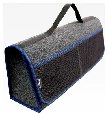 Produktbild von Kofferraumtasche Blau Auto Tasche Zubehörtasche Car Boot Organiser Toolbag 50x16x25cm Klettverschluss