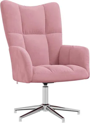 Immagine prodotto di Sedia Relax Rosa in Velluto