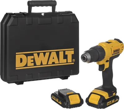 Productafbeelding van DeWALT DCD771C2, Boormachine met pistoolgreep, snelspanner, zwart, geel, 1,3 cm, 3 cm, 1,3 cm