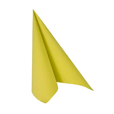 Produktbild von 20 Papstar Servietten ROYAL Collection 1/4-Falz 25 cm x 25 cm limonengrün 10478