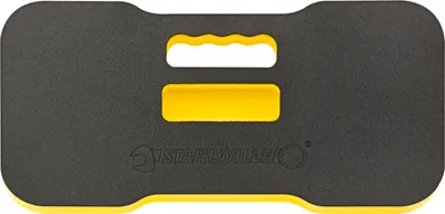 Produktbild von STAHLWILLE Kniematte L.490mm B.245mm H.30mm anthrazit/gelb