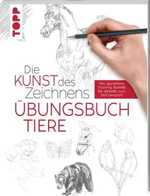 Produktbild von Die Kunst des Zeichnens - Tiere Übungsbuch