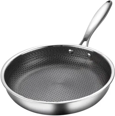 Obrázok produktu pre Nerezový hrniec – s medovou štruktúrou – vhodný na indukčné a plynové sporáky – 24 cm