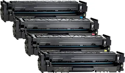 Produktbild von HP 203X Multipack Toner Erneuert – Ca. 90 Prozent Originalteile | wiederverwendet