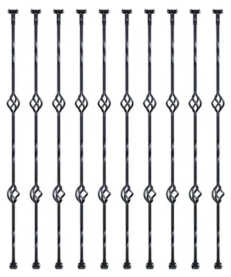 Zdjęcie produktu dla Balustrady stalowe - słupki balustrad - podpory balustrad - elementy balustrad - poręcze schodowe - stal ocynkowana