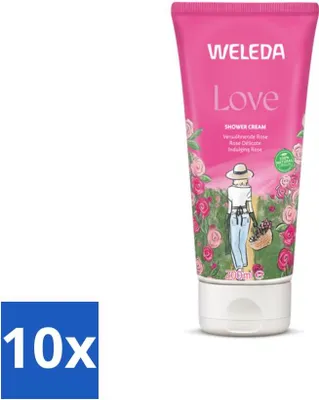 Immagine prodotto di WELEDA - Crema doccia Aroma Love - 200 ml - Confezione risparmio - 10 pezzi