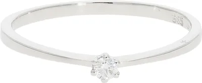 Produktbild von JuwelmaLux Ring 585 (14 Karat) Weißgold mit Brillant JL10-07-0521 51