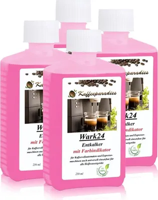 Produktbild von Wark24 Entkalker 250ml für Kaffeevollautomat z.B. Siemens, Saeco uvm. (4er Pack)