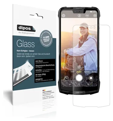Produktbild von 2x Schutzfolie für Doogee S90 matt - Anti-Shock 9H Folie Glass Kunststoffglas