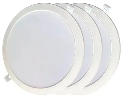 Zdjęcie produktu dla Reflektor sufitowy LED EDM 31567 18 W Ø 22 x 3,2 cm 3 sztuki (6400 K)