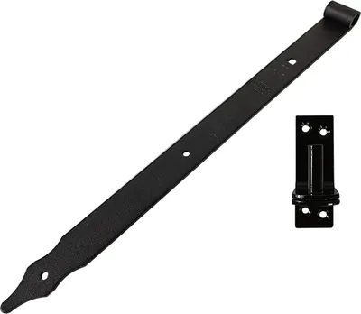 Produktbild von Ladenband schwarz - Größe: 400 x 30 x 3 mm - Ausführung: mit Kloben