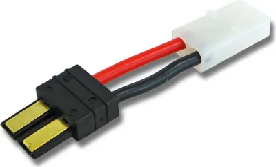 Produktbild von vhbw Adapterkabel kompatibel mit Tamiya Buchse auf Traxxas Stecker für Modellbau Akku