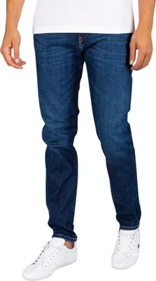 Produktbild von Diesel D Strukt 34 L Herren Super Stretchen Stoff Schlank Denim Dunkelblau – Dunkelblau