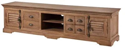 Produktbild von MASSIVMOEBEL24.DE TV-Board Mango 220x45x55 beige geölt TOULOUSE #09