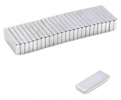 Produktbild von Top Magnesy - 50 Stück Neodym Magnete 15x6x2 mm N38 - extra starke Haftmagnete für Montage, Werkstatt & Industrie
