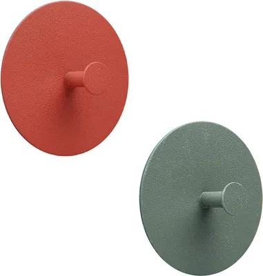 Imagen del producto de Ganchos autoadhesivos de acero inoxidable para pared, paquete de 2 unidades, ideales para una instalación sencilla sin necesidad de taladro, perfectos para baños