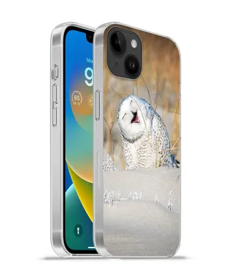 Produktbild von MuchoWow® Handyhülle Schutzhülle Hülle für Apple iPhone 14 Plus - Soft case Eule - Schnee - Düne Silikon Softcase Handy Hülle - Abbildung