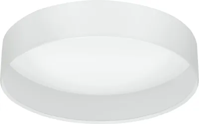 Produktbild von EGLO LED Deckenlampe Pasteri, 1 flammige Textil Deckenleuchte, Material: Stahl, Stoff, Kunststoff, Farbe: Weiß, Ø: 32 cm