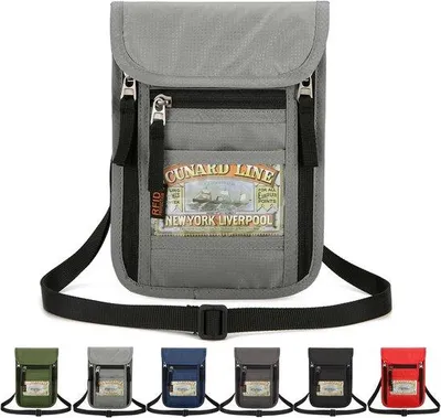 Immagine prodotto di Borsa portadocumenti con protezione RFID - Impermeabile e versatile - 1 pezzo