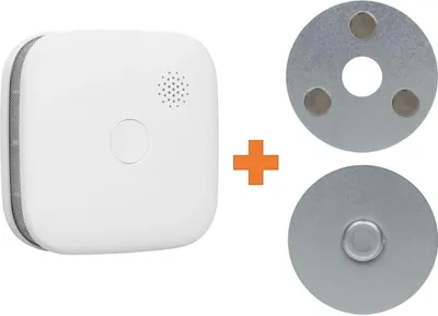 Produktbild von Smartwares WiFi-Rauchmelder weiß, 85 dB, FSM-12601 mit Magnethalterung