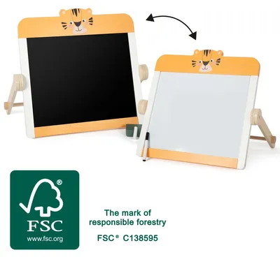 Produktbild von Kreidetafel und Whiteboard „Safari“100%