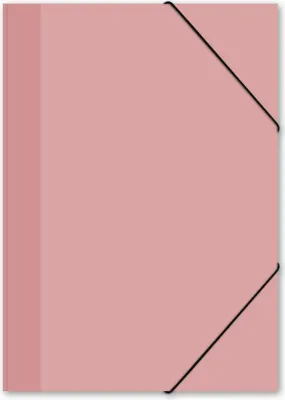 Produktbild von itenga Gummizugmappe Sammelmappe Zeichenmappe A4 PP Motiv PASTELL ROSA