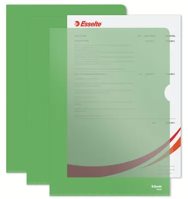 Zdjęcie produktu dla Esselte 54838, A4, Polipropylen (PP), Zielony, Portret, 220 mm, 1 mm