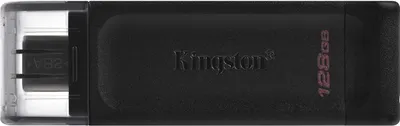 Obrázok produktu pre Kingston | Pamäť flash USB | DataTraveler 70 | 128 GB | USB 3.2 Gen 1 Type-C | Czarny