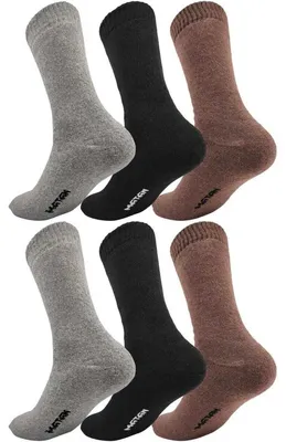 Produktbild von Herren Thermo Winter Socken Vollfrottee Warm Baumwolle; 6er, Mix2/43-46