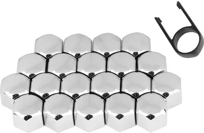 Immagine prodotto di Tappi a vite 19 mm, cromo, 20 pz.