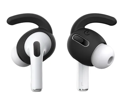 Obrázok produktu pre KeyBudz EarBuddyz, Háčik za ucho, Silikón, Čierna