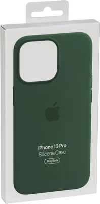 Produktbild von Apple Handyhülle iPhone 13 Pro, Silikon, MagSafe, stoßabsorbierend, Klee-Design, superweiche Mikrofaser