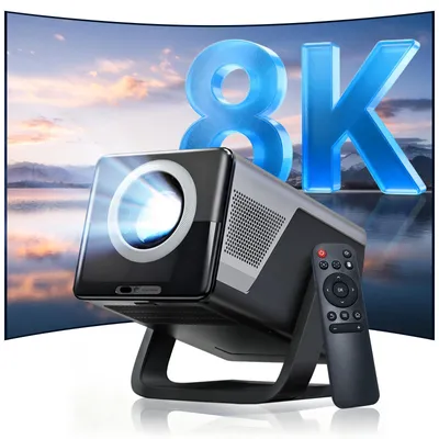 Image de Projecteur Beamer portable - 1000 lumens ANSI - Résolution Full HD 1920x1080 - LCD - Android - HDMI