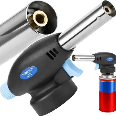 Produktbild von Küchenbrenner Crème Brulée Brenner Butangasbrenner BBQ Kochen Camping Gebäck Desserts Flammenregulierung Flambierbrenner Butan Gasbrenner Butane Retoo