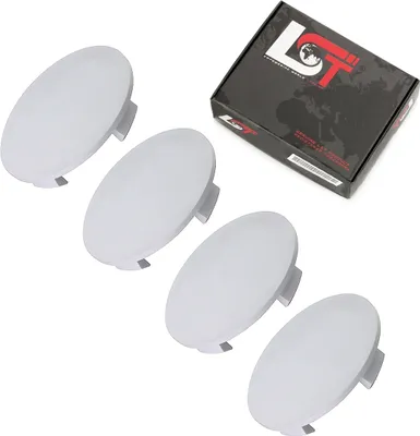Produktbild von 4x Radnabenkappe Nabendeckel Felgen Deckel Grau ø 64mm für AUDI PORSCHE