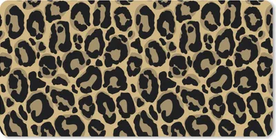 Produktbild von MuchoWow® Schreibtischunterlage Pantherdruck - Muster - Leopard 80x40 cm - XXL Mauspad - Gaming Mauspad