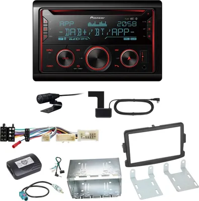Produktbild von Pioneer FH-S820DAB USB DAB+ MP3 Digitalradio Einbauset für Renault Trafic 3