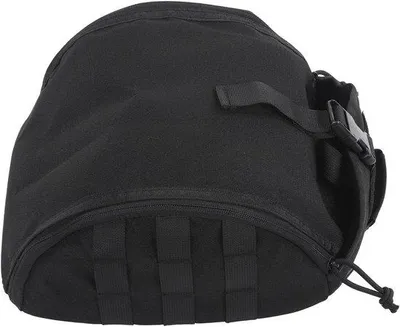 Zdjęcie produktu dla Torba z płótna na kask do wycieczek rowerowych – czarna
