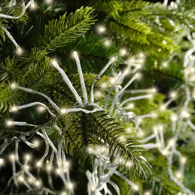 Produktbild von Kaemingk Lumineo Cluster Lichterkette 768 LED warmweiß außen 7 m transparent