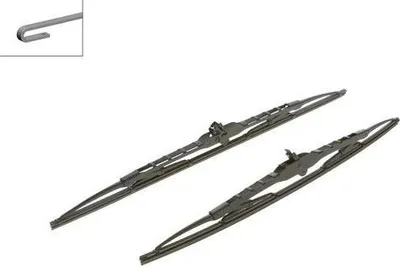 Zdjęcie produktu dla Pióro Wycieraczki Twin Podwójne 530/475Mm Vw, Skoda, Seat, Audi, Fiat, Bmw, Chevrolet, Nissan, Renault,