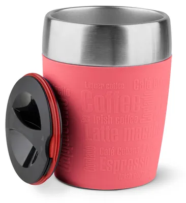 Produktbild von EMSA TRAVEL CUP ISOLIERBECHER 0,2 L, Pink, China, 87 mm, 94 mm, 112 mm, 204 g