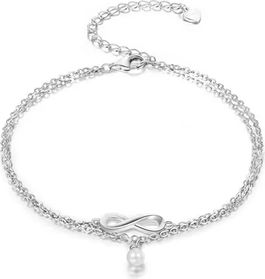 Produktbild von Gnoce Armband Unendlich HMN016 Silber