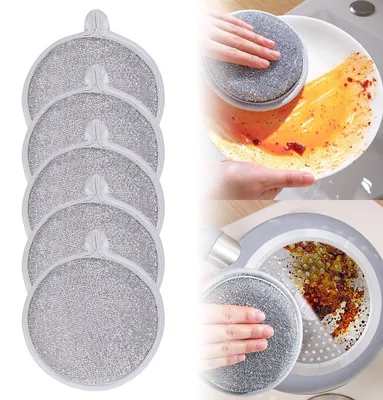 Image de 5 chiffons de nettoyage multifonctions - Chiffons réutilisables pour le nettoyage de la cuisine