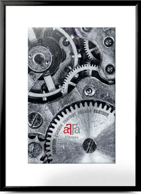 Produktbild von FramesFactory Aluminiumrahmen Kunstglas Schwarz 40x50 cm