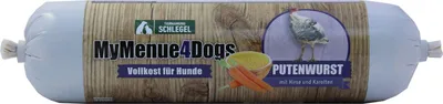 Produktbild von MyMenue4Dogs Hundefutter Putenwurst - 400 g