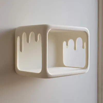 Kawaii-Würfelregal im Schmelzdesign – Decords Wandregal, Produktansicht 1